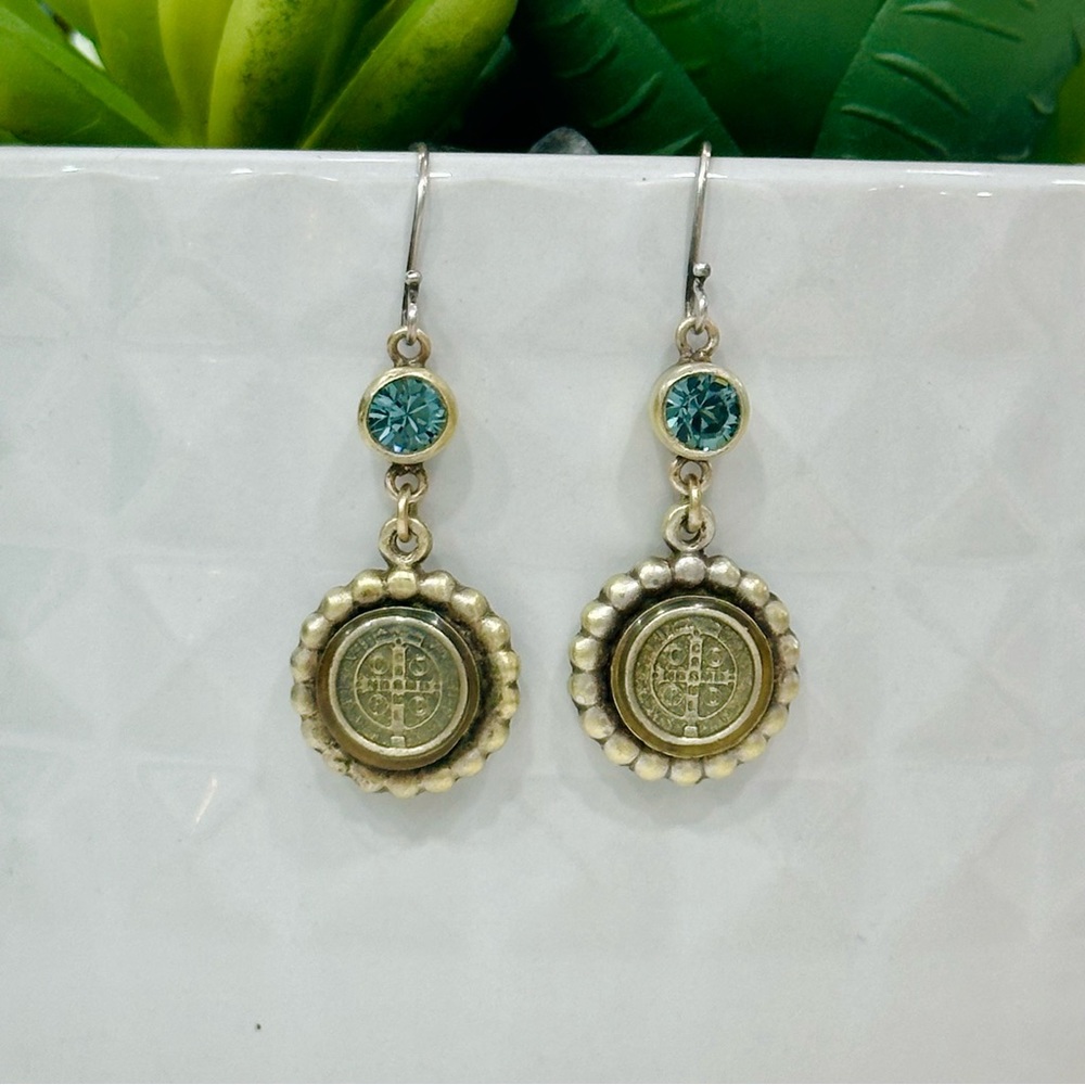 RETIRED DESIGN! Virgins Saints & Angels San Benito Magdalena Earrings